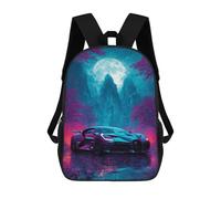 sinyumoney Night Drive Fantasy Sports Car Adventure Mochila De Viaje Para La Universidad, Mochilas Para Adolescentes, Chicas, Chicos, Mujeres Y Hombres 17inch