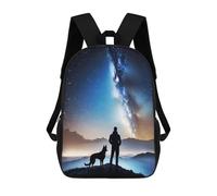 sinyumoney Night Galaxy Stargazing Mochilas Para Niños Mochilas Escolares Mochila Escolar Para Niños Impresa En 3D Mochilas De Viaje De Moda Para Niños De Primaria Y Secundaria 17inch