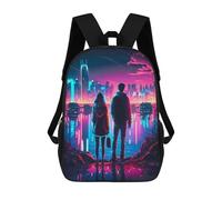 sinyumoney Night Life Couple Lovers Mochilas Escolares Mochilas Escolares De Secundaria Mochila Informal Para Acampar Aventuras Al Aire Libre Y Viajes Diarios 17inch
