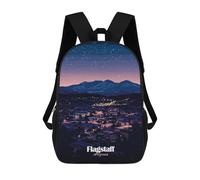 sinyumoney Night View of Flagstaff, Arizona Mochila Impresa En 3D Para Niños, Mochila Escolar, Mochilas De Viaje Para Niños, Bolsas De Libros De Alta Capacidad, Mochila Infantil 17inch