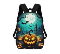 sinyumoney Nightmare Spooky Pumpkins Mochila Escolar Impresa En 3D Mochila Escolar De Moda Para Niños Mochilas Para Niños Estudiantes De Secundaria 17inch