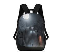 sinyumoney Nightmare Wolf Encounter Mochilas Mochilas Infantiles Mochila Escolar Mochila Escolar Infantil Impresa En 3D Mochilas De Viaje De Moda Para Niños De Primaria Y Secundaria 17inch