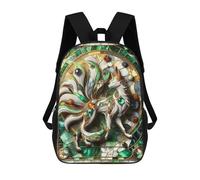 sinyumoney Nine Tailed Fox Kitsune Mochila Escolar Infantil Impresa En 3D Para Niños, Mochilas De Viaje De Alta Capacidad, Bolsas Para Libros, Mochila Escolar Infantil 17inch