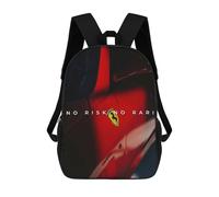 sinyumoney No Risk No Rari Mochila De Viaje Para La Universidad, Mochilas Para El Campus, Viajes Al Aire Libre Y Deportes 17inch