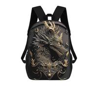 sinyumoney Noble Dragon God Art Deco Mochila Escolar, Bolso De Negocios, Bolso Para Portátil Resistente: Perfecto Para Viajes, Trabajo Y Uso Diario 17inch