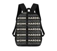 sinyumoney Nobody Cares Work Harder Mochilas Impresas En 3D Para Niños 17inch Mochilas De Moda Informales Para El Día A Día, Bolsas De Viaje, Mochilas Informales Para Exteriores Para Niños Y Niñas