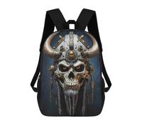 sinyumoney Nordic Viking Skull Mochila Escolar Infantil Impresa En 3D Para Niños, Mochilas De Viaje De Alta Capacidad, Bolsas Para Libros, Mochila Escolar Infantil 17inch