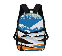 sinyumoney North Cascades Travel Mochilas Escolares Para La Escuela Secundaria, Preparatoria, Universidad Y Viajes Para Niñas Y Adolescentes 17inch