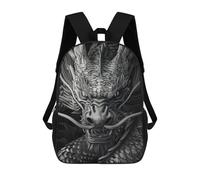 sinyumoney Obsidian Chinese Dragon Mochila Grande Escolar Para Niños - Perfecta Para Viajes, Trabajo Y Uso Diario 17inch