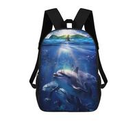 sinyumoney Ocean Harmony Mochilas Para Niños Y Estudiantes, Mochilas Escolares Impresas En 3D, Mochilas Para Estudiantes De Primaria Y Secundaria Para Niños Y Niñas 17inch