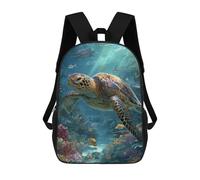 sinyumoney Ocean Life Adventure-1 Mochila Escolar/para Ordenador Portátil Para Colegio/trabajo/viajes Para Camping, Aventuras Al Aire Libre Y Viajes Diarios 17inch