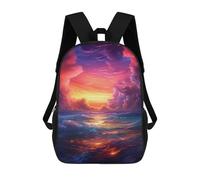 sinyumoney Ocean Sunset Waves-4 Mochila Escolar, Mochila Informal, Mochila De Día, Mochila Escolar, Mochila De Trabajo, Mochila De Viaje Para Adolescentes, Niñas, Niños, Mujeres Y Hombres 17inch