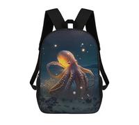 sinyumoney Octopus Fantasy Genre Mochila Escolar Infantil De Moda Informal Mochilas Infantiles Impresas En 3D Mochila Grande Para Niño 17inch