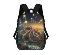 sinyumoney Octopus Imaginative Mochila Infantil Para Niñas, Mochila Escolar 3D, Mochila Para Niños Pequeños, Mochila Informal De Día, Mochila Escolar De Moda 17inch