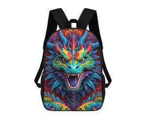 sinyumoney Ode to The Vibrant Dragon Mochila Escolar, Mochila Para Portátil, Mochila Para Adolescentes, Niñas, Niños, Mujeres Y Hombres 17inch