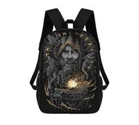 sinyumoney Odin Viking Mythology Mochilas Impresas En 3D Para Niños, Mochila Escolar, Mochila Informal Para Exteriores, Mochila Informal De Moda Para Niños, Lindas Bolsas De Viaje 17inch