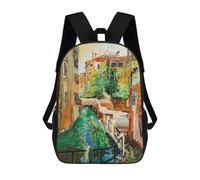 sinyumoney Oil Painting The Grand Can Mochila Escolar, Mochila Informal, Mochila De Día, Mochila Escolar, De Trabajo Y De Viaje Para Hombres, Mujeres Y Adolescentes. 17inch
