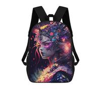 sinyumoney Oiran Manga Girl V1 Mochila Infantil Para Niñas Y Niños, Mochila De Día, Escuela Primaria, Perfecta Para La Vuelta Al Cole O Educación Física, Regalos Y Viajes 17inch