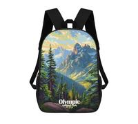 sinyumoney Olympic National Park Illustration Mochila, Mochila Escolar Impresa En 3D, Bolsa Para El Almuerzo Escolar, Mochila De Viaje, Mochila Para Amigos, Mochila Escolar Para Niñas Y Niños 17inch