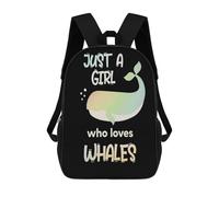 sinyumoney Only A Girl Who Loves Mochila, Mochila Escolar Impresa En 3D, Bolsa Para El Almuerzo Escolar, Mochila De Viaje, Mochila Para Amigos, Mochila Escolar Para Niñas Y Niños 17inch