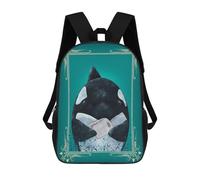 sinyumoney Orca Butt Napkin Mochila Escolar Infantil De Moda Informal Mochilas Infantiles Impresas En 3D Mochila Grande Para Niño 17inch