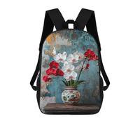 sinyumoney Orchid Flowers in Decorative Vase Mochila Escolar, Bolso De Negocios, Bolso Para Portátil Duradero Para Campus, Actividades Al Aire Libre, Viajes Y Deportes 17inch