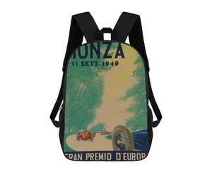 sinyumoney Oslo Grand Prix Gardermoen Airfield 1950 Mochila Escolar Resistente Al Agua - Perfecta Para Viajes, Trabajo Y Uso Diario 17inch