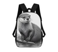 sinyumoney Otter Drawing Mochilas Infantiles Mochila Escolar Impresa En 3D Para Niños Mochilas De Viaje Bolsas Para Libros Para Niños 17inch Mochila Escolar