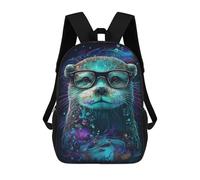 sinyumoney Otterly Cool Glasses 17inch Mochila Escolar Impresa En 3D Para Niños, Mochila Escolar Informal De Moda, Mochilas De Viaje Para Niños Y Estudiantes.