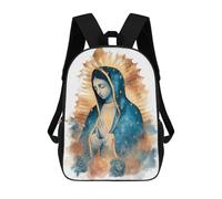 sinyumoney Our Lady of Guadalupe Watercolor Art Mochilas Escolares, Mochilas Para Portátil, Mochilas Para Camping, Aventuras Al Aire Libre Y Viajes Diarios 17inch