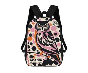 sinyumoney Owl Acadia National Park Mochila Escolar, Mochila De Viaje, Mochila Universitaria, Mochilas Para El Campus, Actividades Al Aire Libre, Viajes Y Deportes 17inch