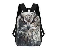 sinyumoney Owl Beauty Watercolor Mochilas Escolares Para Niños Y Niñas, Mochilas Deportivas Informales Para Primaria, Mochilas De Gran Capacidad Para Libros 17inch