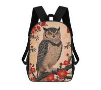sinyumoney Owl Bird Mochilas Infantiles Impresas En 3D Para Niños, Mochilas Escolares De Moda, Mochilas De Viaje, Mochilas Escolares Para Niños De Primaria 17inch