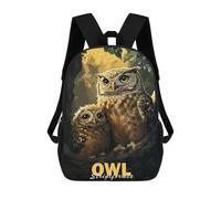 sinyumoney Owl Family Portrait Mochila Escolar Infantil Impresa En 3D Para Niños, Mochilas De Viaje, Bolsas Para Libros, Mochila Escolar Infantil 17inch
