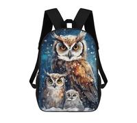 sinyumoney Owl Family Xmas Mochila Escolar Infantil Impresa En 3D Para Niños, Mochila De Viaje De Alta Capacidad, Bolsas Para Libros, Mochila Escolar Infantil 17inch