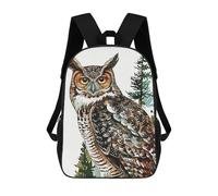sinyumoney Owl Forest Mochila Escolar Impresa En 3D Para Niños Mochilas De Viaje De Alta Capacidad Bolsas Para Libros Mochila Escolar Para Niños Mochila 17inch