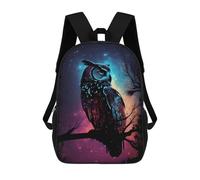 sinyumoney Owl Galaxy Mochila Escolar Impresa En 3D Para Niños 17inch Mochilas Para Niños Y Niñas, Mochilas Escolares Para Niños, Mochilas De Viaje