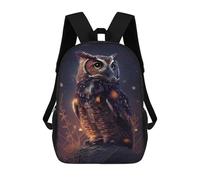 sinyumoney Owl Night Mochila Escolar Infantil Impresa En 3D Mochila De Viaje De Alta Capacidad Bolsas Para Libros Mochila Infantil 17inch