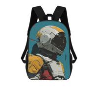 Sinyumoney Owl Paint Mochila Mochila Impresa En 3D, Bolsa De Degustación, Mochila De Viaje, Mochila De Amigos Para Niñas Y Niños, Astronaut Helmet Robot, 17"