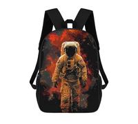 Sinyumoney Owl Paint Mochila Mochila Impresa En 3D, Bolsa De Degustación, Mochila De Viaje, Mochila De Amigos Para Niñas Y Niños, Beyond Earth, 17"