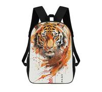 Sinyumoney Owl Paint Mochila Mochila Impresa En 3D, Bolsa De Degustación, Mochila De Viaje, Mochila De Amigos Para Niñas Y Niños, El Majesty Of The Tiger, 17"