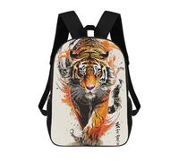 Sinyumoney Owl Paint Mochila Mochila Impresa En 3D, Bolsa De Degustación, Mochila De Viaje, Mochila De Amigos Para Niñas Y Niños, Tiger Painting Art, 17"