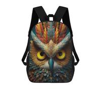 sinyumoney Owl Portrait Mochila Escolar Impresa En 3D Mochila Escolar De Moda Para Niños Mochilas Para Niños Estudiantes De Secundaria 17inch