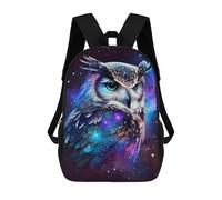 sinyumoney OWL with Galaxy Theme Mochila Escolar Para Computadora Para La Escuela/trabajo/viajes Para Niñas, Adolescentes 17inch
