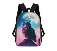 sinyumoney Paint Owl on Cloud Mochilas Escolares Para Ordenador Para El Colegio/trabajo/viajes Para Niñas, Niños Y Adolescentes 17inch