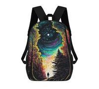 sinyumoney Paint The Silent Night Mochila Escolar Mochilas Escolares Para Niñas Y Niños Mochila Con Bolsillo Mochila Escolar De Moda Mochila Infantil 17inch