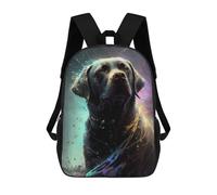 sinyumoney Painted Canine Majesty Mochila Escolar Para Niños Mochila Escolar Impresa En 3D Mochila Escolar De Moda Para Niños De Primaria Y Secundaria 17inch
