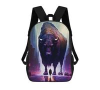 sinyumoney Painting of The Dark Drama Mochilas De Moda Impresas En 3D 17inch Mochila Escolar Informal Para Niños De Primaria Y Secundaria