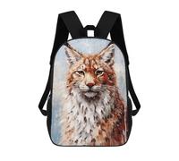 sinyumoney Palette Lynx Painting Mochilas Impresas En 3D Para Niños 17inch Mochilas De Moda Informales Para El Día A Día, Bolsas De Viaje, Mochilas Informales Para Exteriores Para Niños Y Niñas