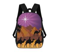 sinyumoney Palm Tree Beach Mochila Escolar Para Niños Mochila Escolar Impresa En 3D Mochila Escolar De Moda Para Niños De Primaria Y Secundaria 17inch